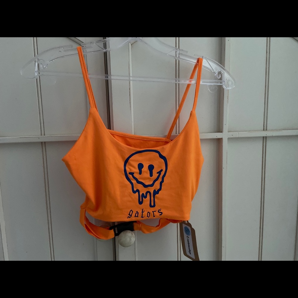 UF University of Florida Gators Orange buckle top